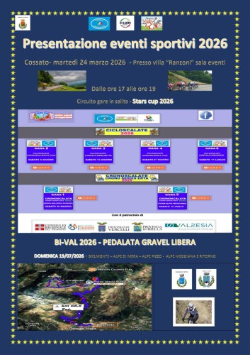 PRESENTAZIONE STARSCUP E BI-VAL GRAVEL 24 MARZO